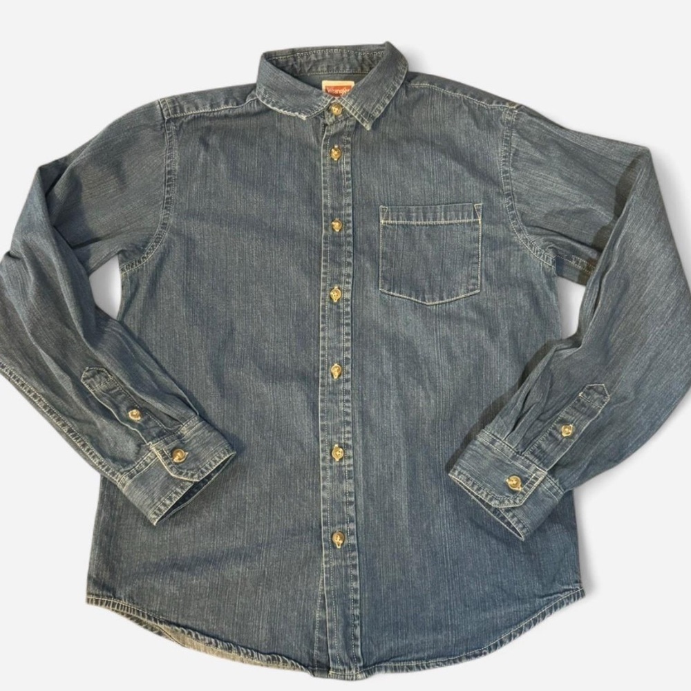 Boys Wrangler Denim Shirt